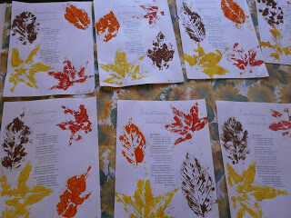 Tante foglie colorate per “La ballata d’autunno”