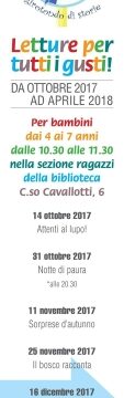 A Novara “Letture per tutti i gusti” con i volontari della Biblioteca Ragazzi