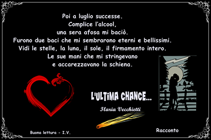 “L’ultima chance…”, il nuovo romanzo di Ilaria Vecchietti