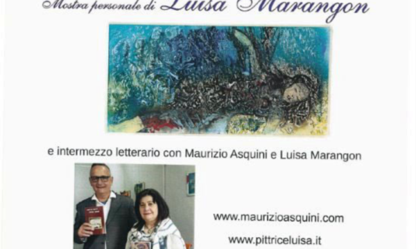 “Guarda e Leggi”: Maurizio Asquini e Luisa Marangon a Oleggio tra letteratura e arte