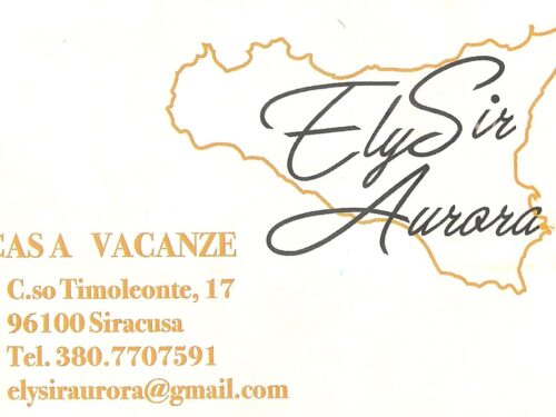 “ElySir Aurora”, una soluzione ottima e confortevole per il tuo soggiorno a Siracusa