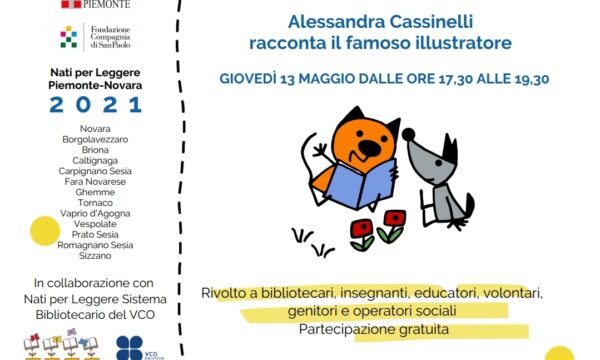 Il 13 maggio incontro online organizzato dalla Biblioteca di Novara: “Attilio: fiabe, storie e piccoli lettori”