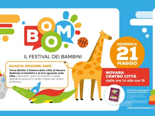 A Novara parte la 4° edizione di “Boom”, il festival dedicato ai bambini