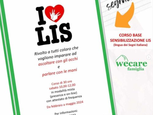 Da febbraio a Novara un corso base per la sensibilizzazione della Lis
