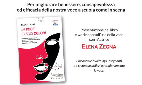 Elena Zegna ospite alla Libreria Paoline di Novara per un whorkshop sull’uso della voce
